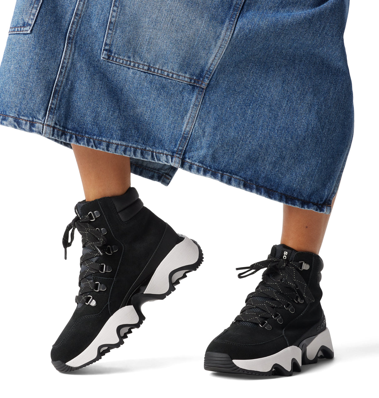 Sorel KINETIC IMPACT CONQUEST PLUS Womens Winter Boots Black