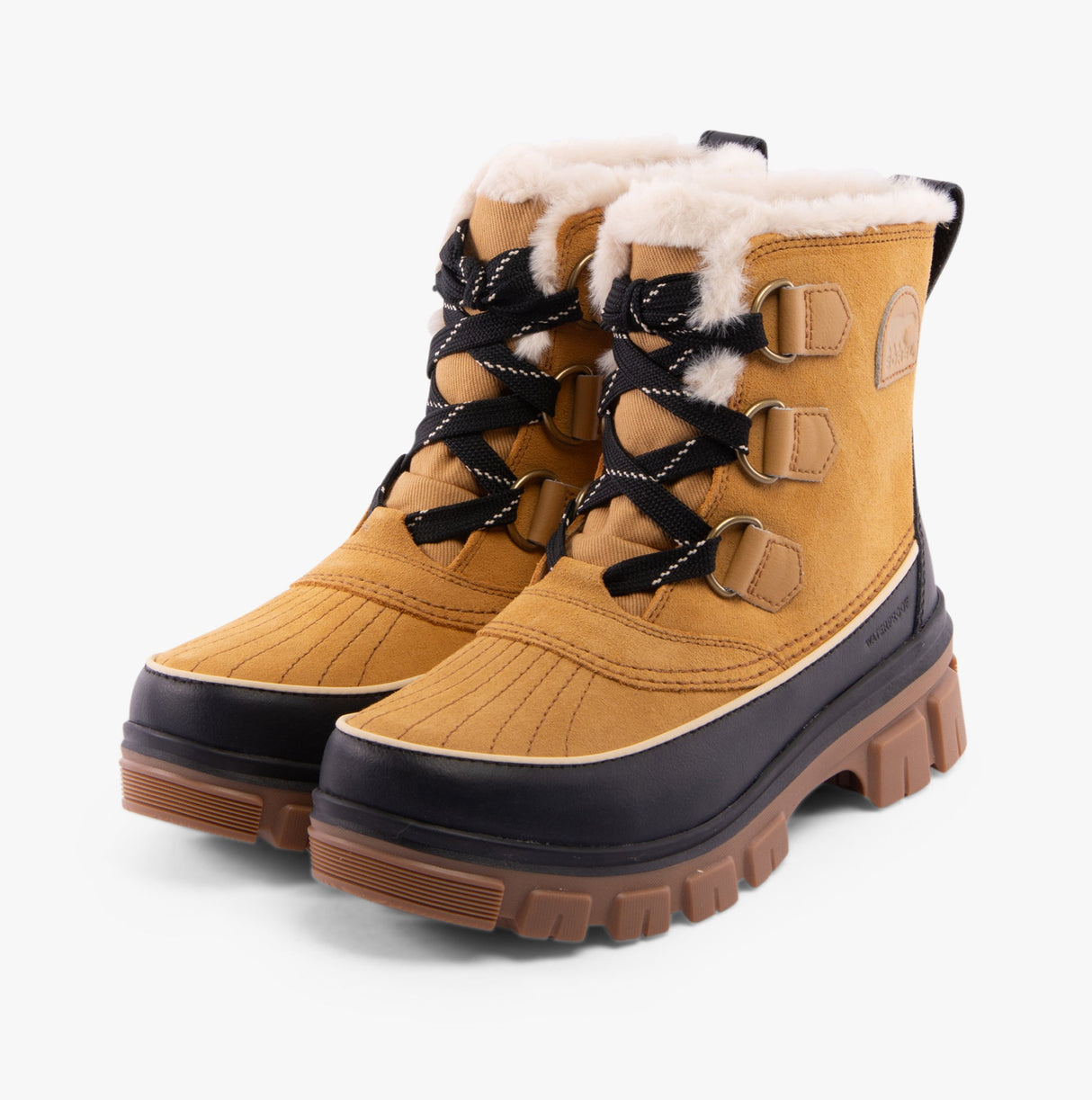 Sorel TORINO V Womens Winter Boots Curry/Black