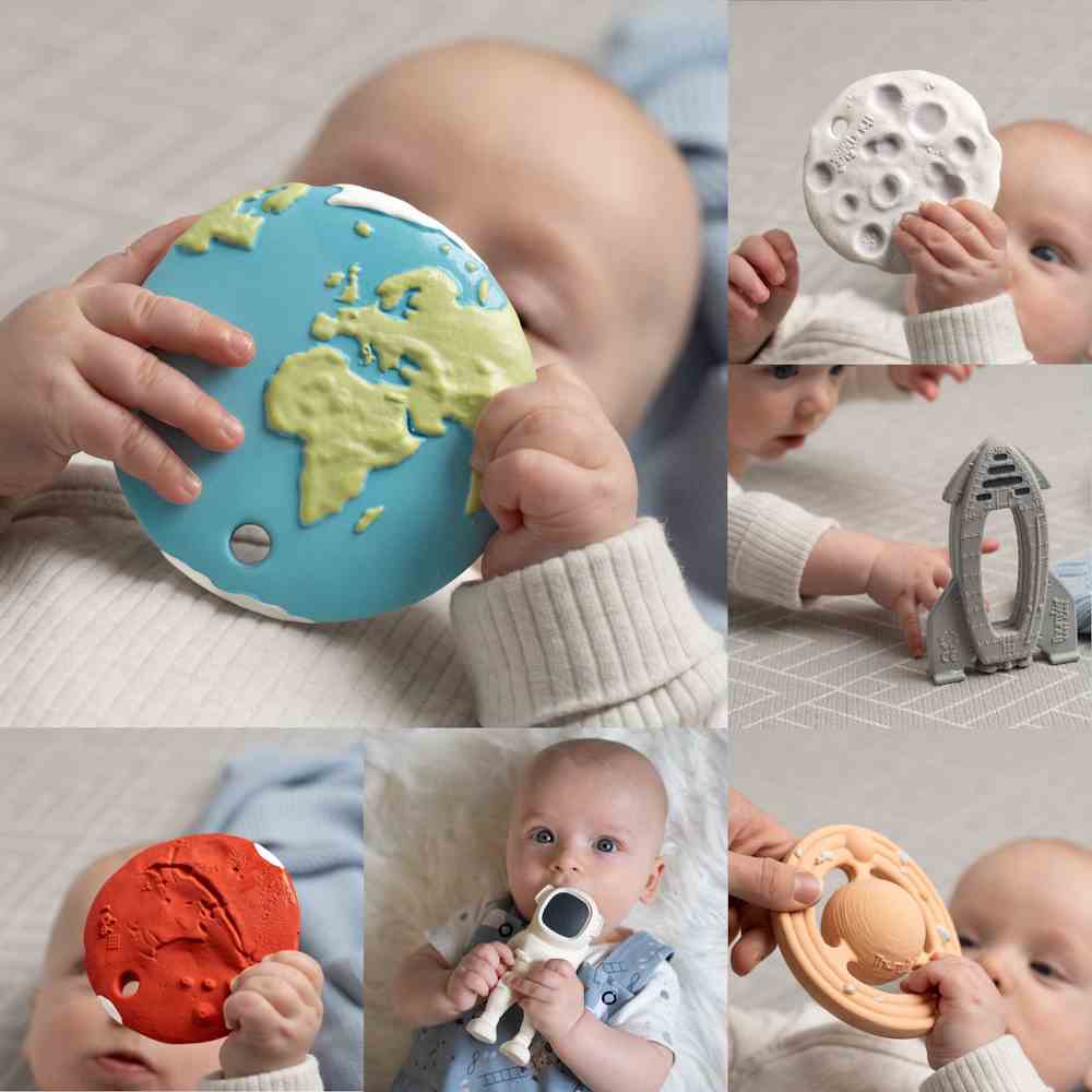 T-3 Natural Rubber Baby Space Toys