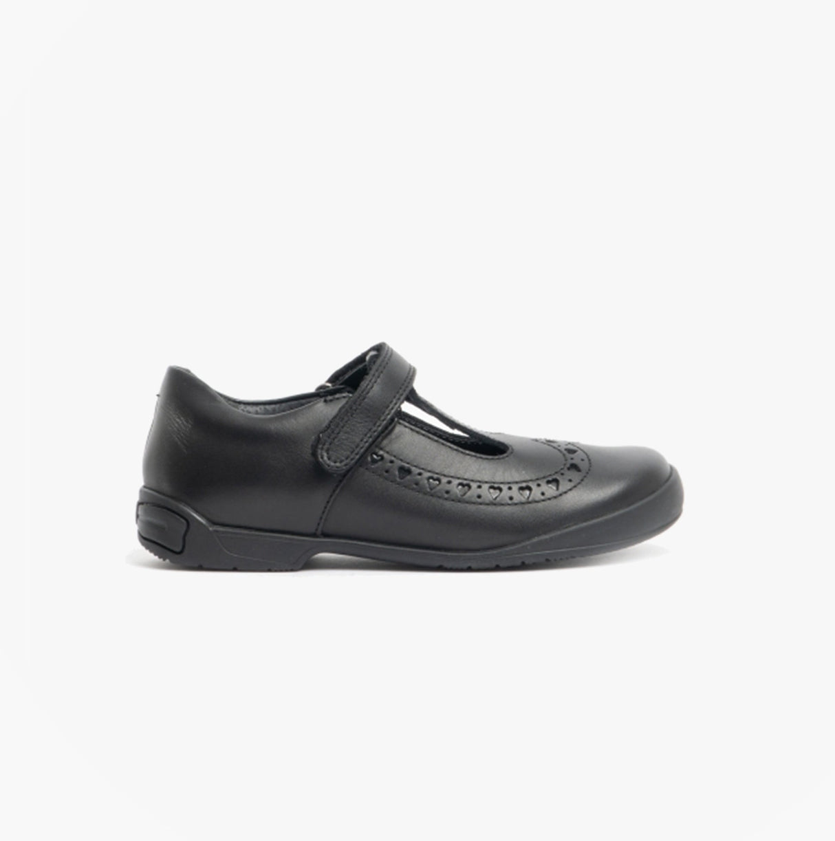 Start-Rite LEAP FROG Girls Leather T-Bar School Shoes Black