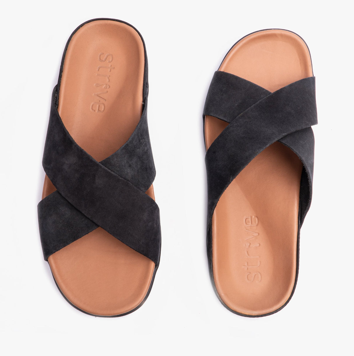 Strive PALMA Womens Crossover Sandals Black