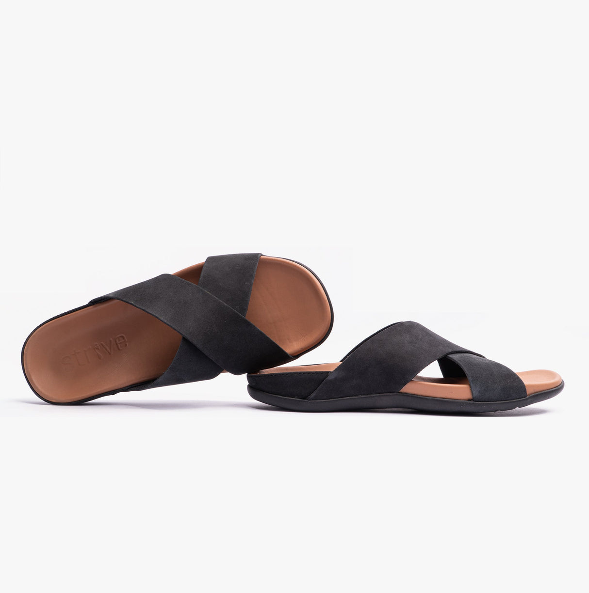 Strive PALMA Womens Crossover Sandals Black