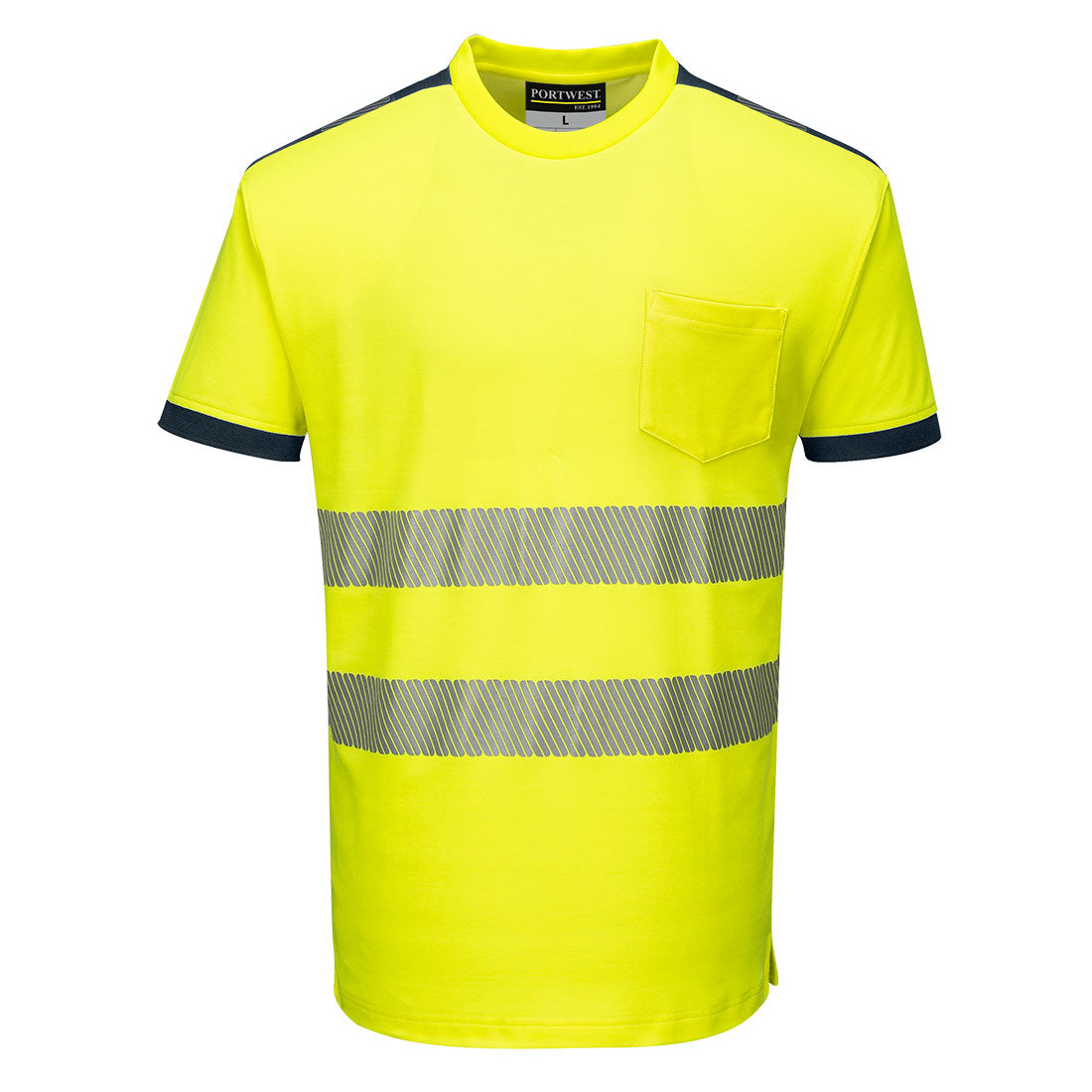 Portwest PW3 Hi-Vis Cotton Comfort T-Shirt S/S