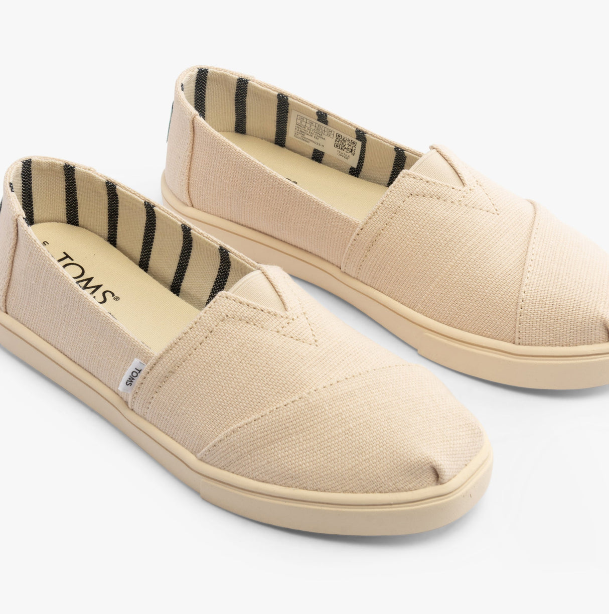 TOMS ALPARGATA CUPSOLE Womens Vegan Slip-On Espadrilles Natural