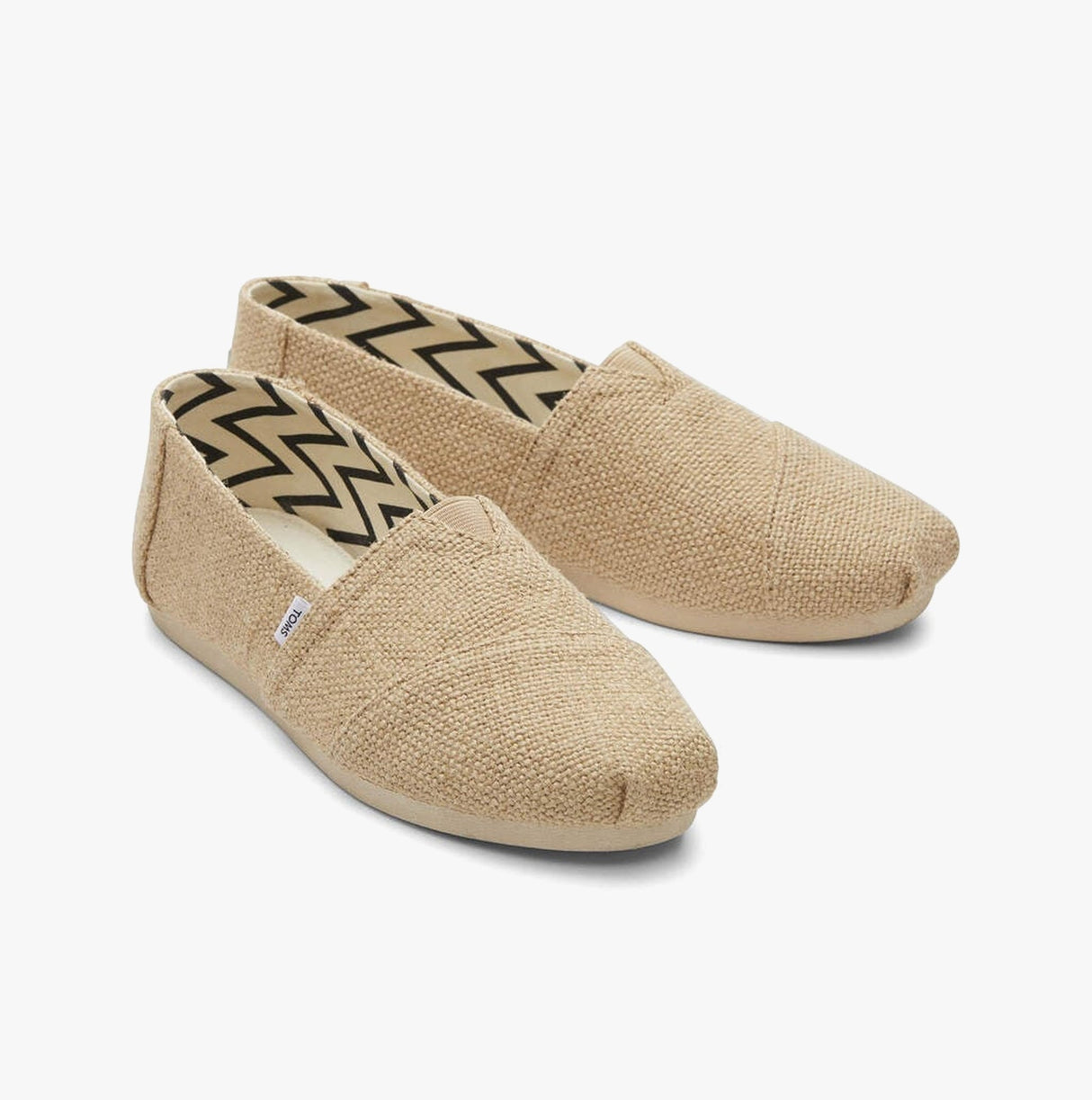 TOMS ALPARGATA Womens Canvas Espadrille Natural