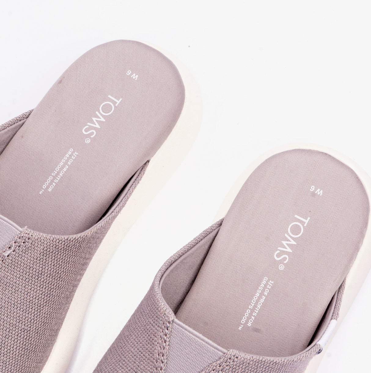 TOMS ALPARGATA MALLOW Womens Mules Grey