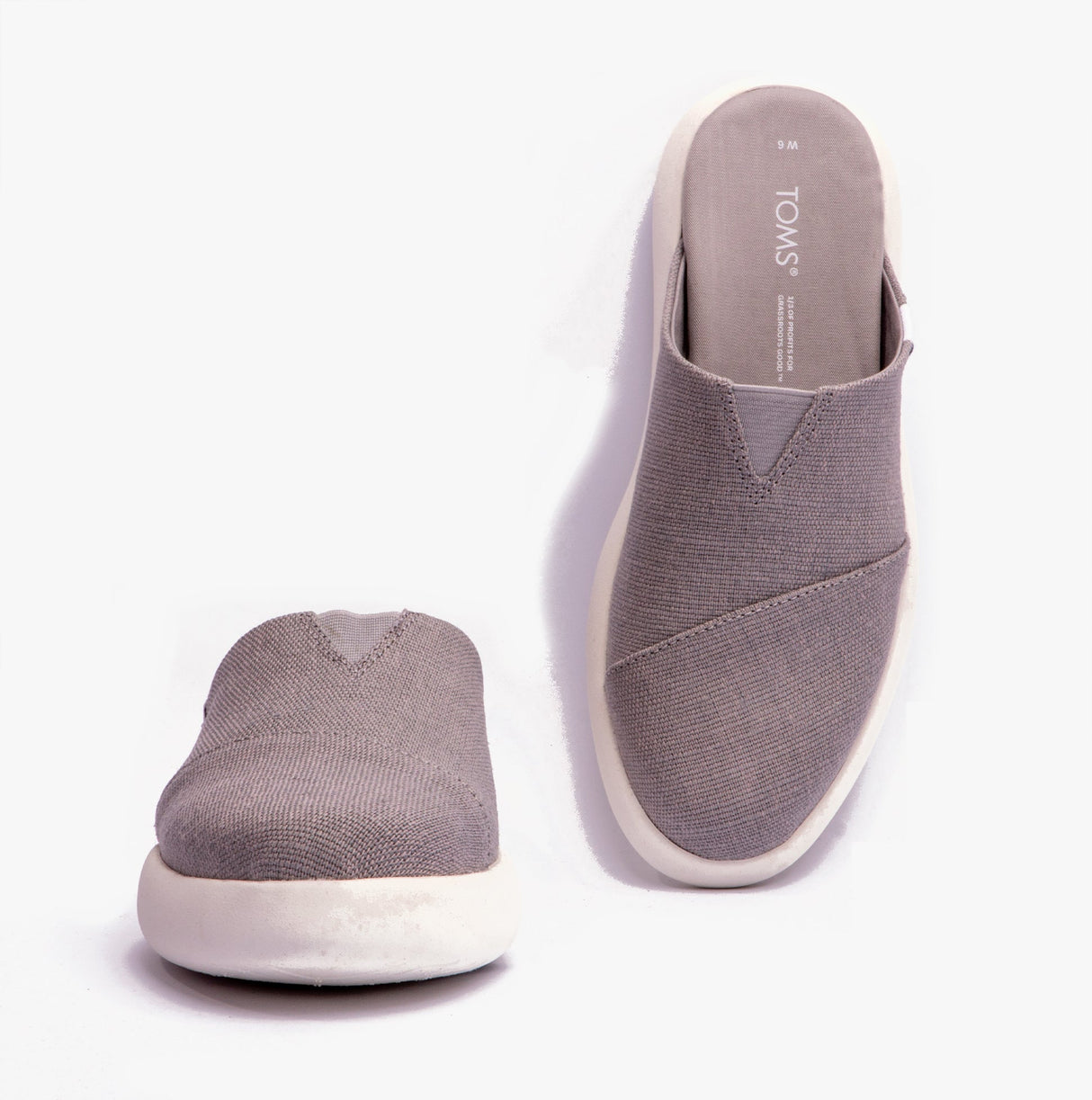 TOMS ALPARGATA MALLOW Womens Mules Grey