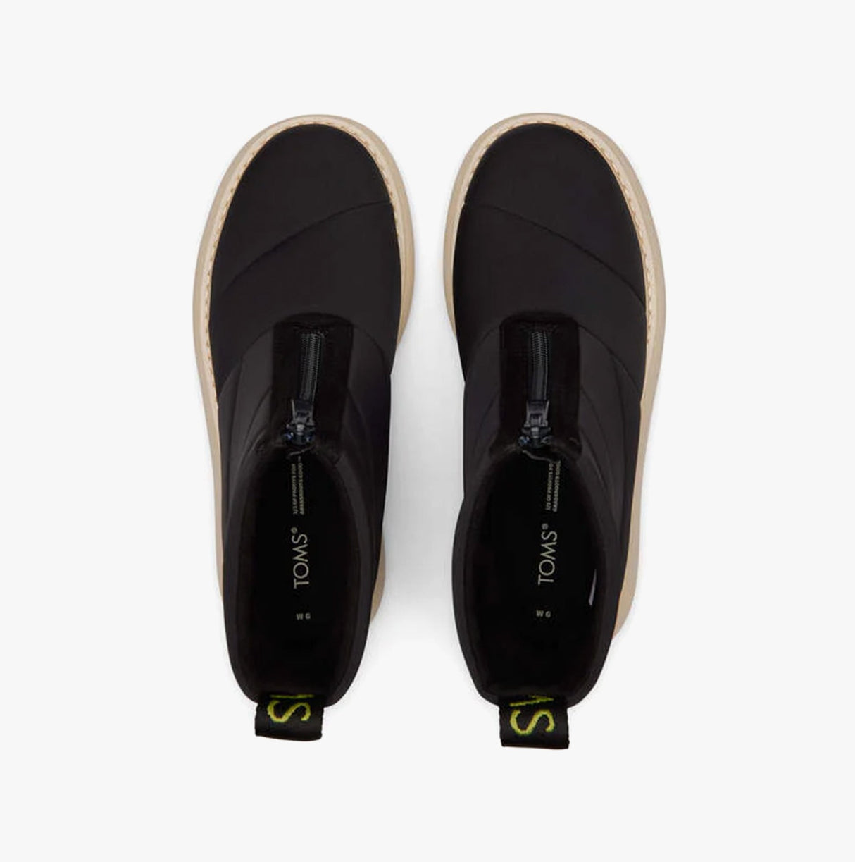 TOMS ALPARGATA MALLOW PUFFER Womens Boots Black