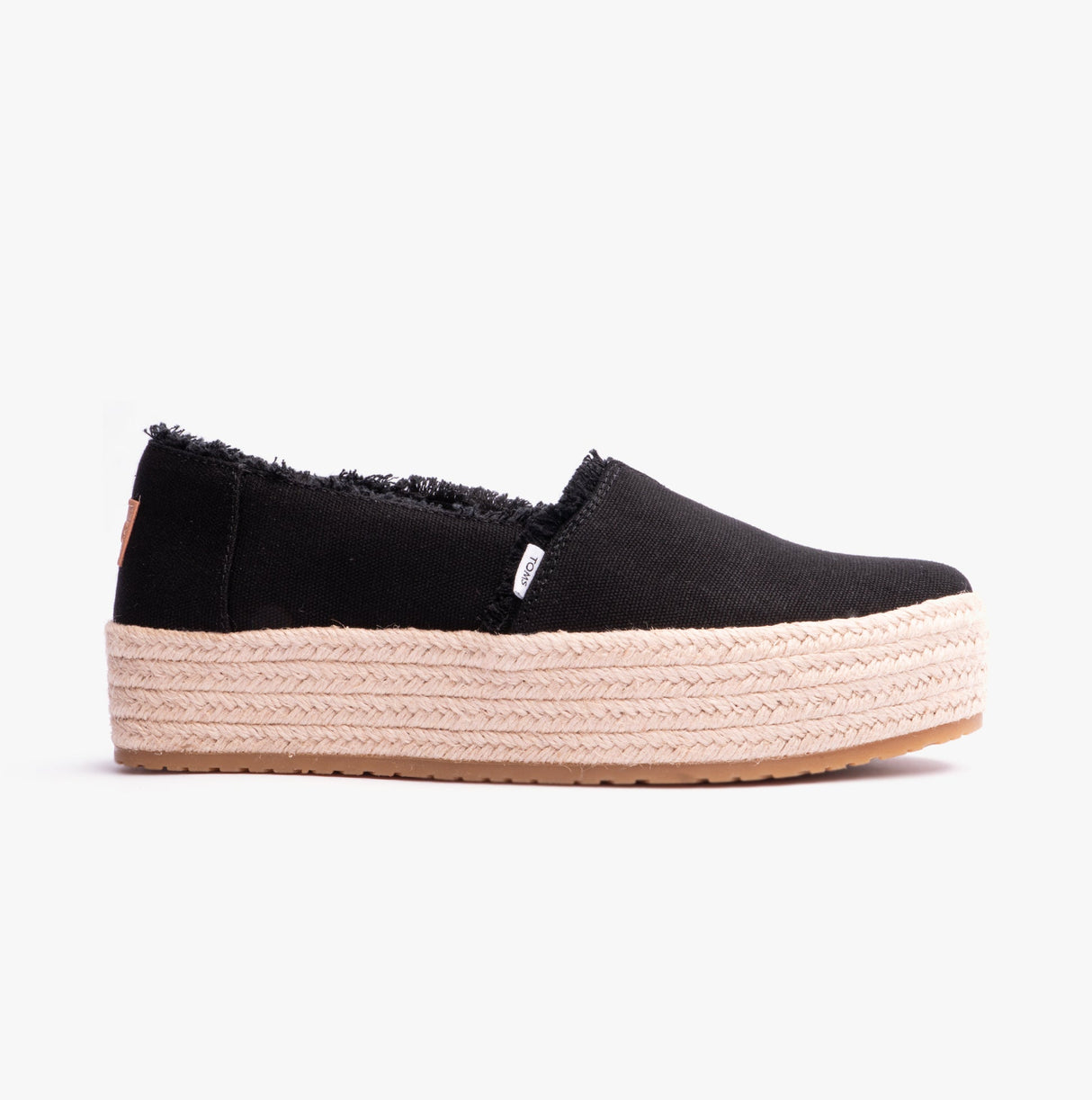TOMS VALENCIA Womens Espadrilles Black