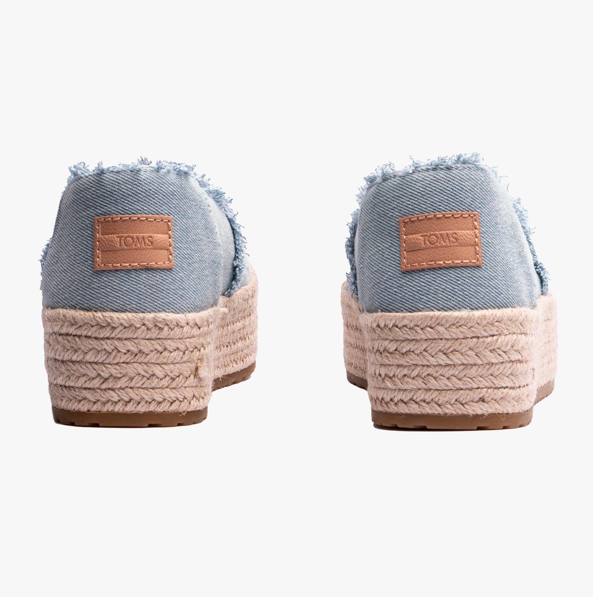 TOMS VALENCIA Womens Espadrilles Pastel Blue