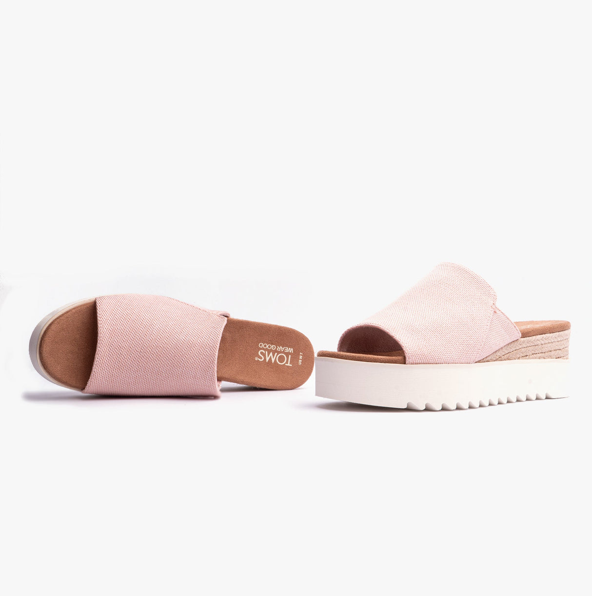 TOMS DIANA MULE Womens Sandals Ballet Pink