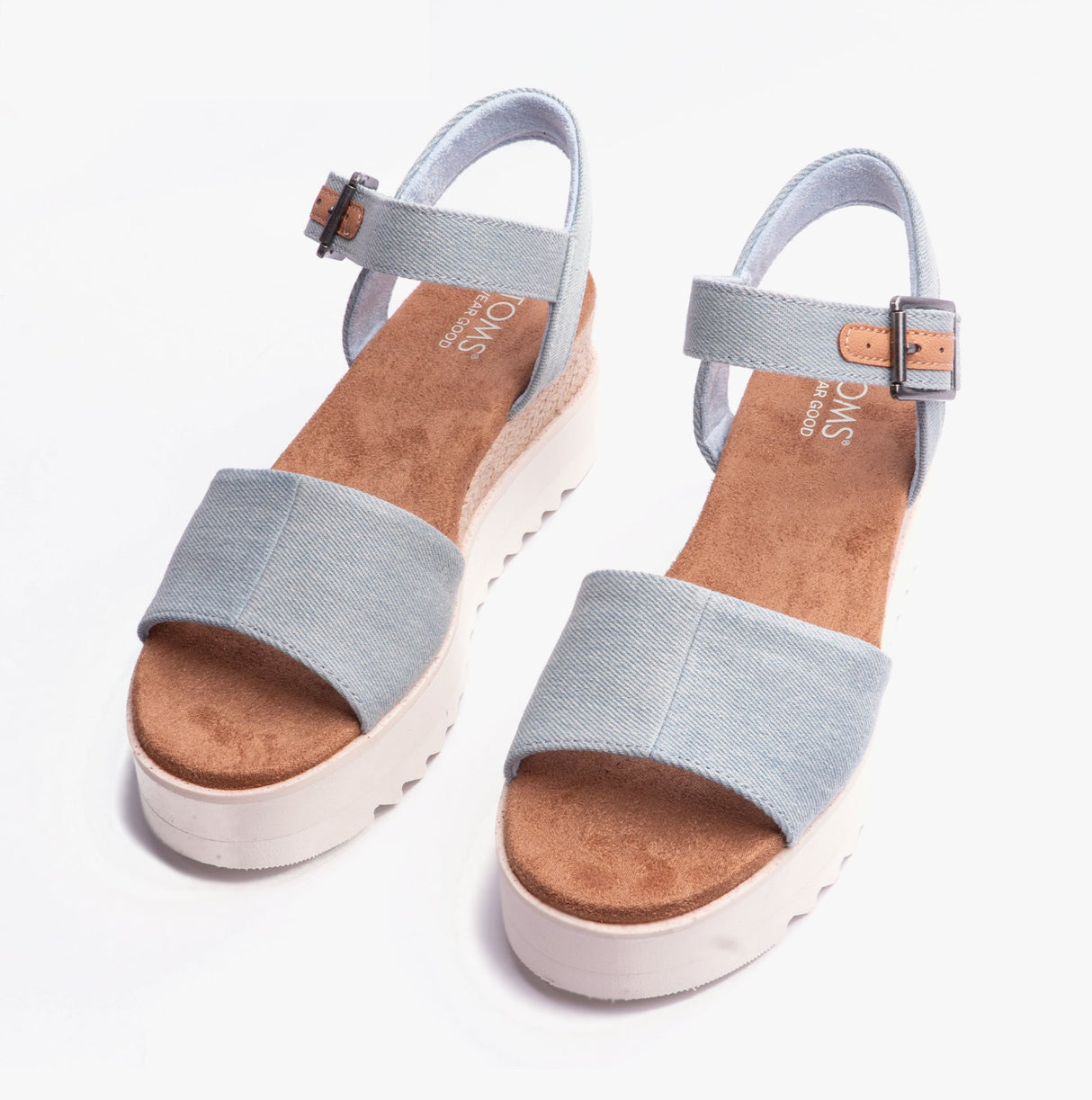 TOMS DIANA Womens Sandals Pastel Blue