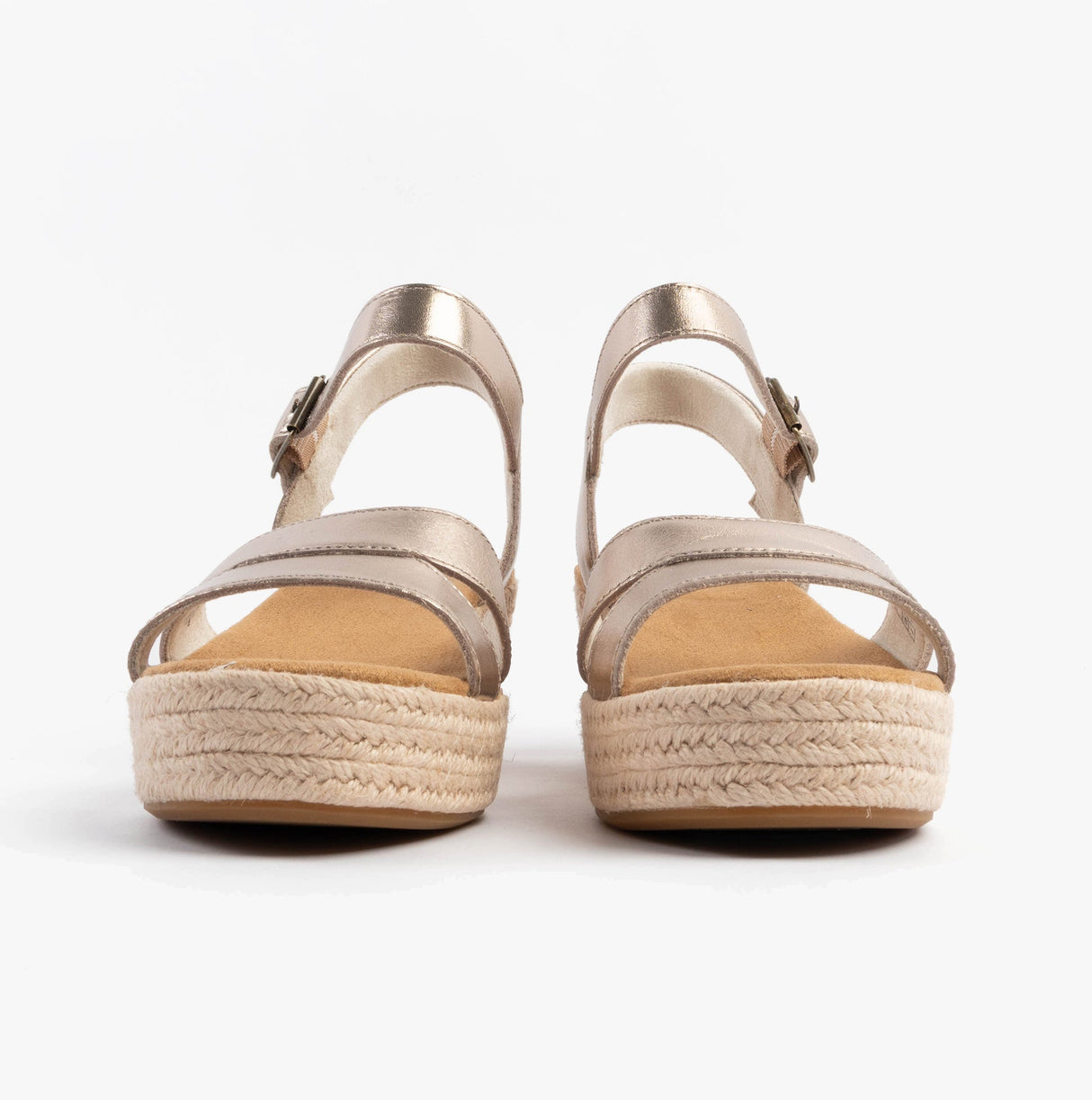 TOMS AUDREY Womens Sandals Gold