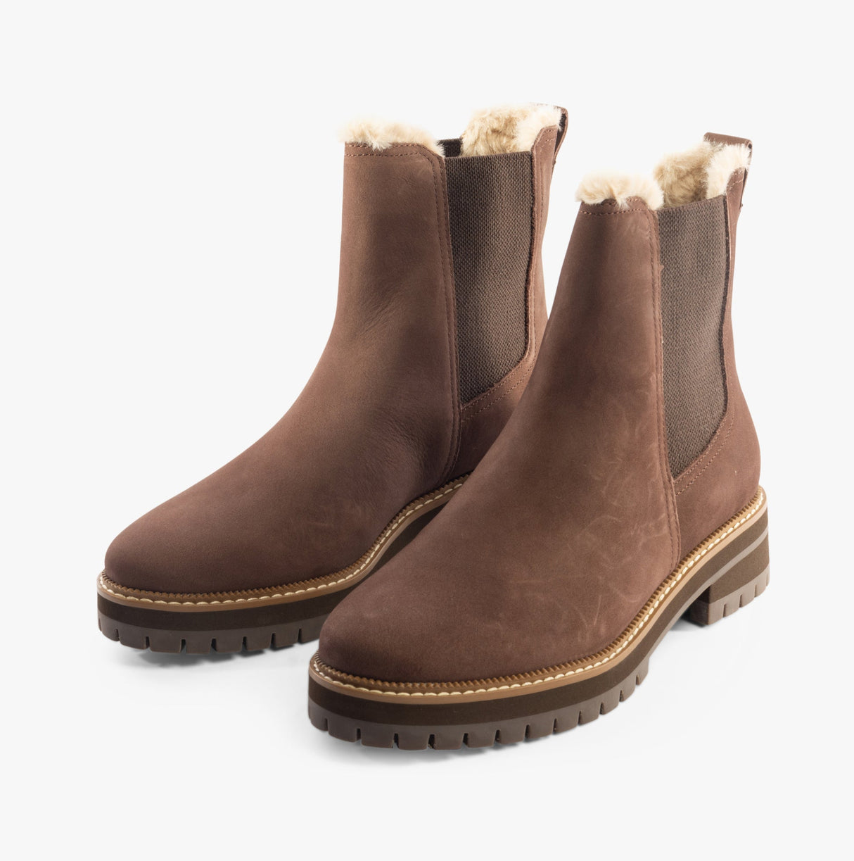 TOMS BENNET Womens Boots Dark Brown