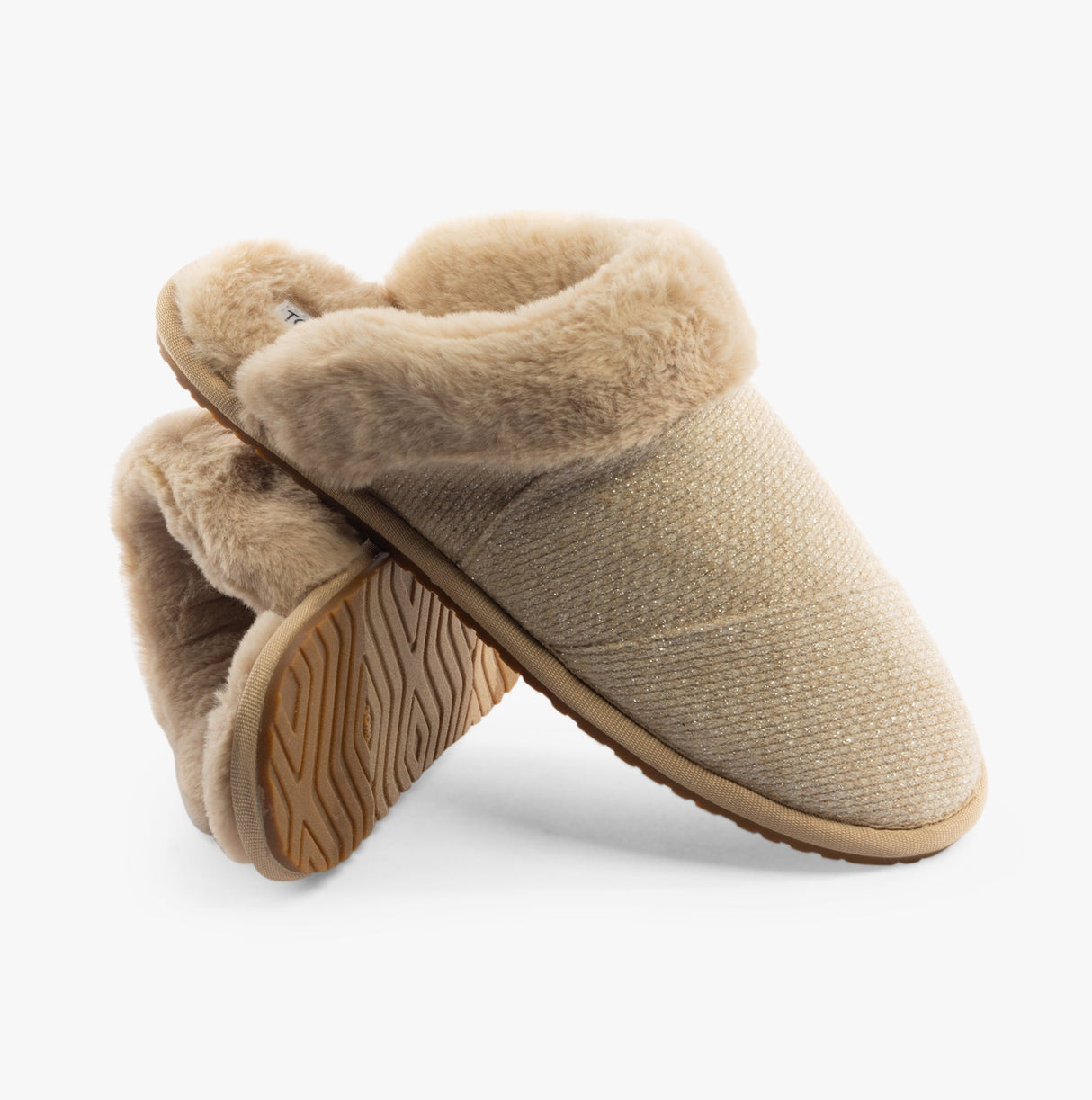 TOMS VALERIE Womens Slippers Natural