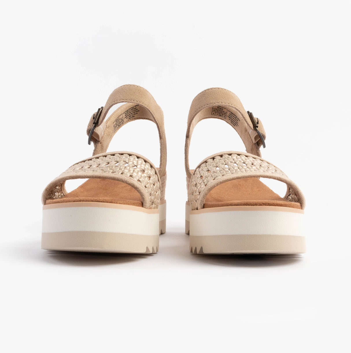 TOMS DIANA Womens Sandals Gold