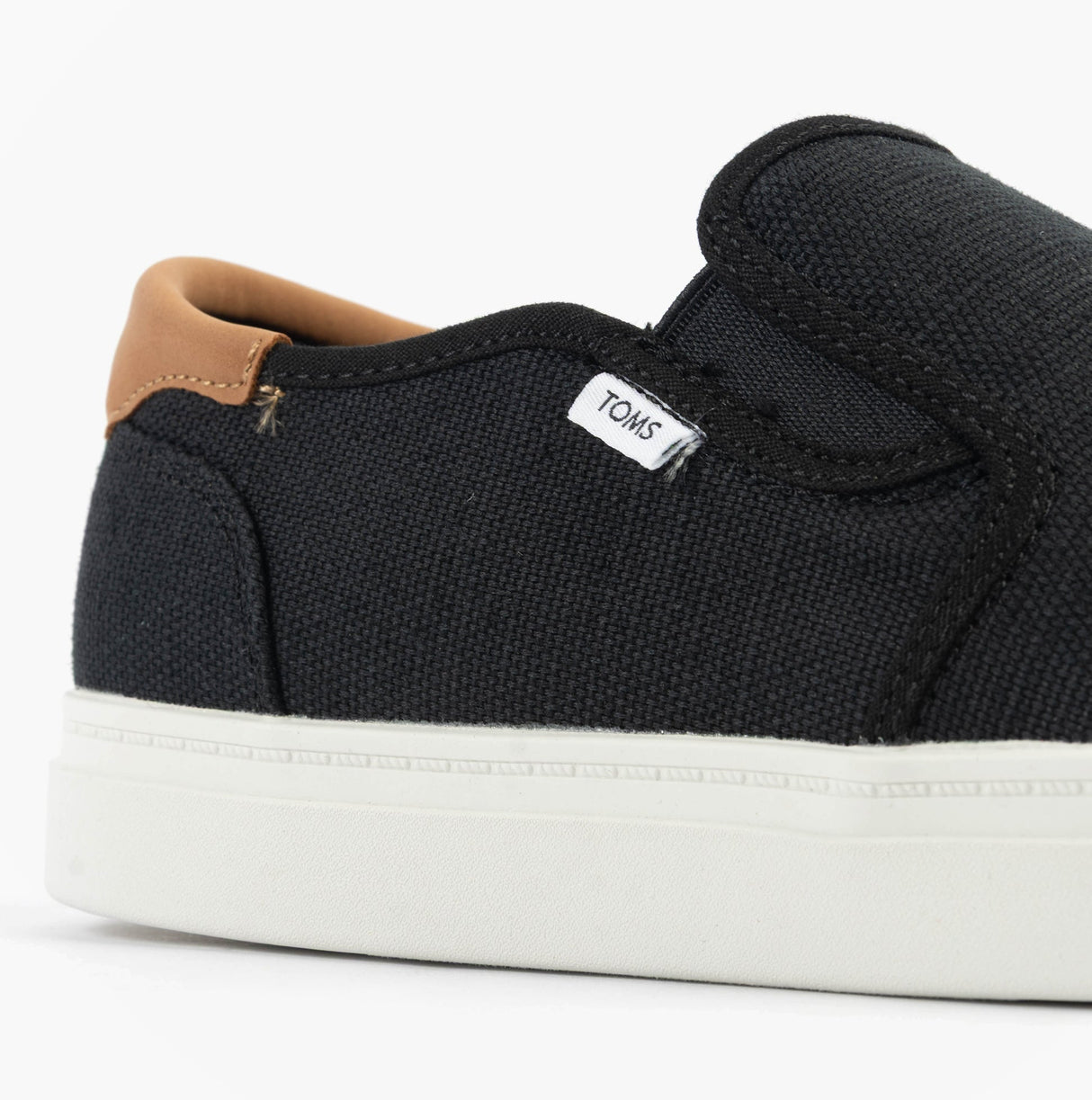 TOMS BAJA 2.0 Mens Casual Canvas Trainers Black