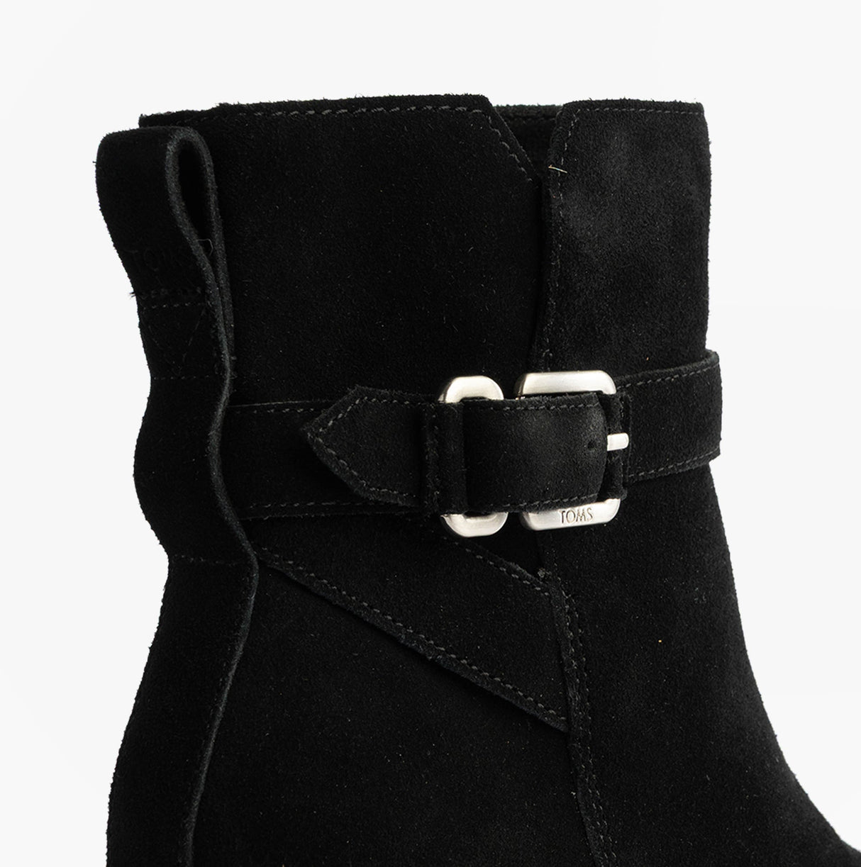 TOMS HAILEY BUCKLE Womens Ankle Boots Black