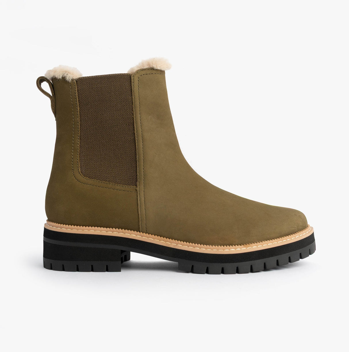 TOMS BENNET Womens Ankle Boots Olive