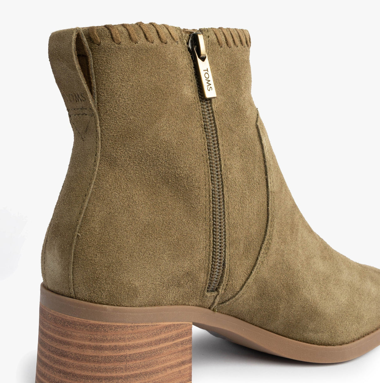 TOMS DELILAH Womens Ankle Boots Olive