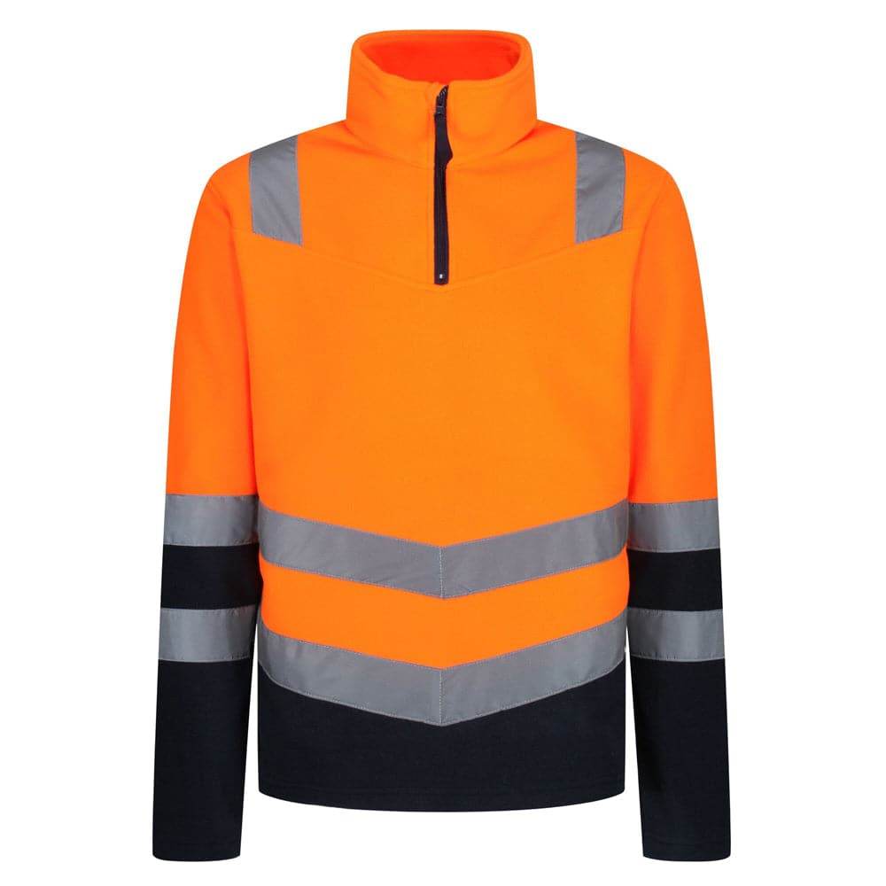 Regatta TRF660 Pro Hi-Vis Half Zip Fleece Top