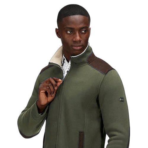 Mens Sherpa lined Fleece Jacket TRF666