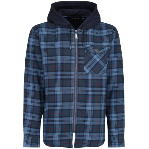 Mens Fleece Lined Check Shirt TRS205