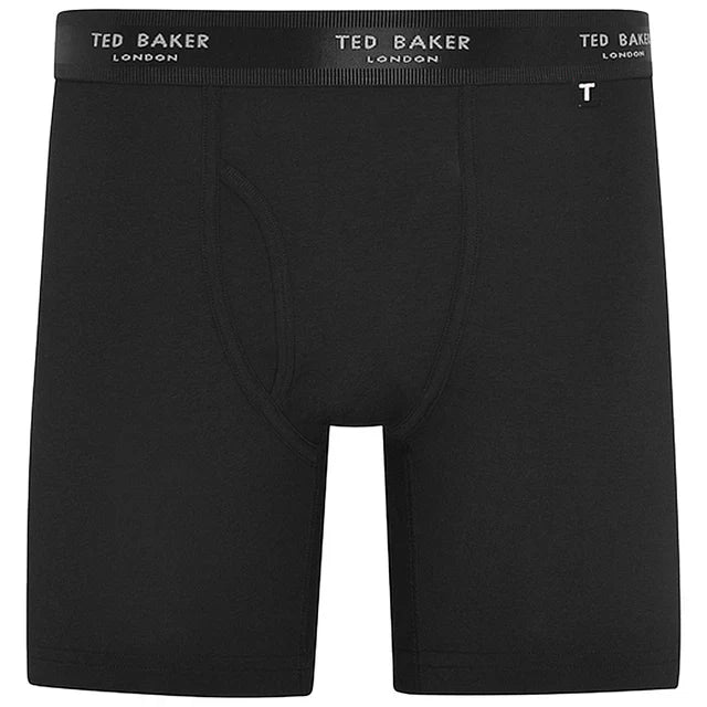 Ted Baker 3-Pack Cotton Boxer Briefs Mens Black