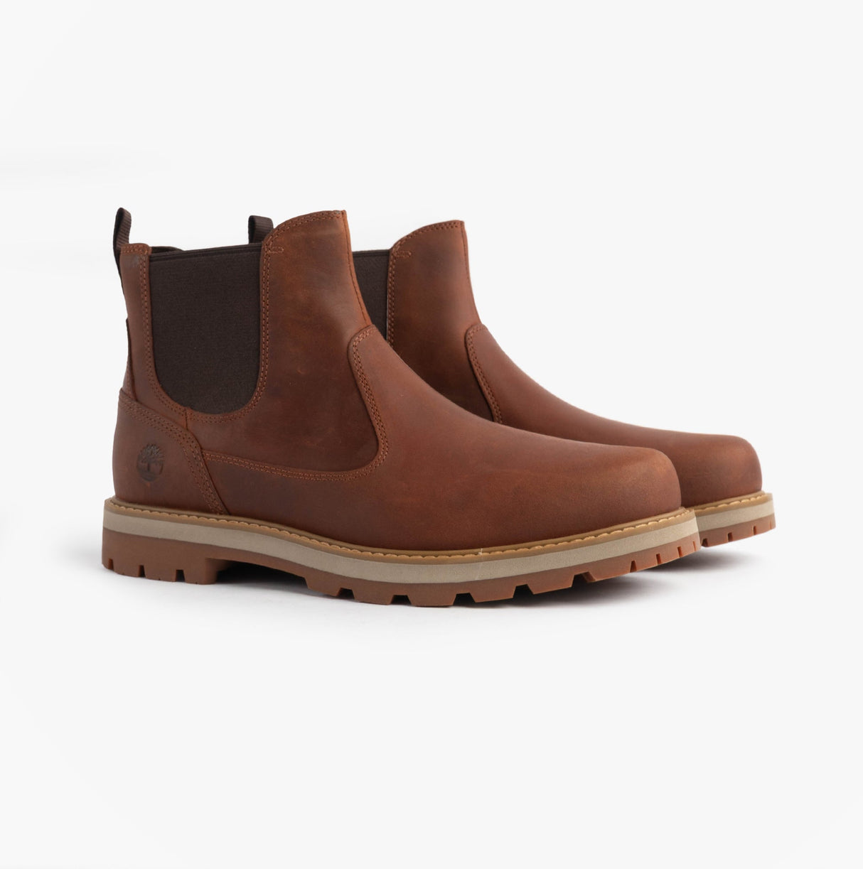 Timberland BRITTON ROAD MID Mens Chelsea Boots Rust