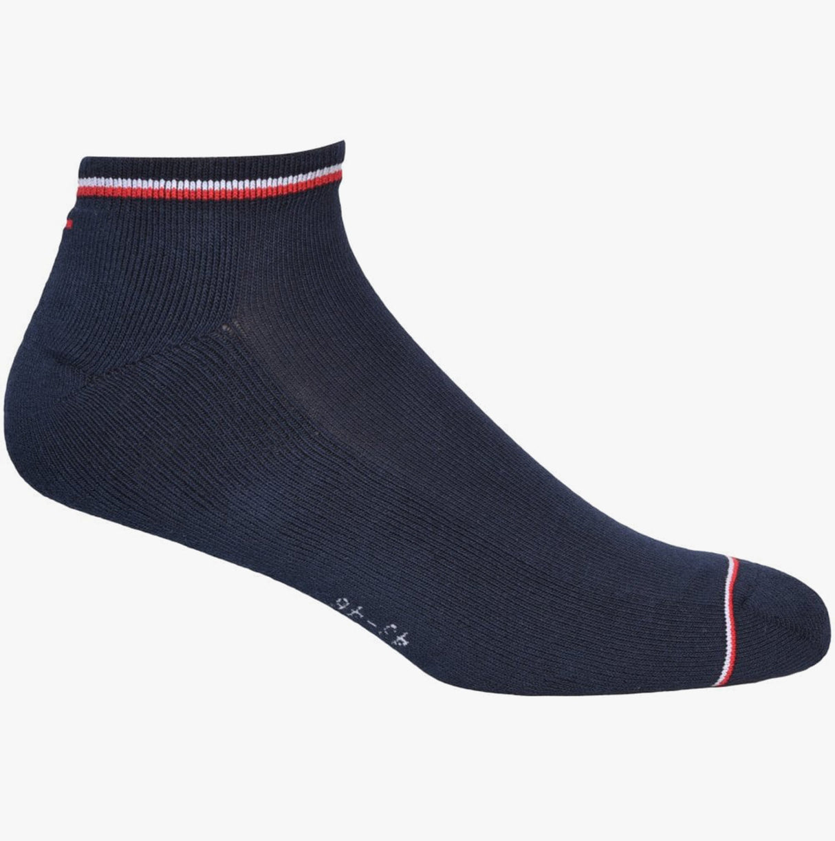 Tommy Hilfiger 2 Pack Iconic Mens Ankle Sport Socks Dark Navy