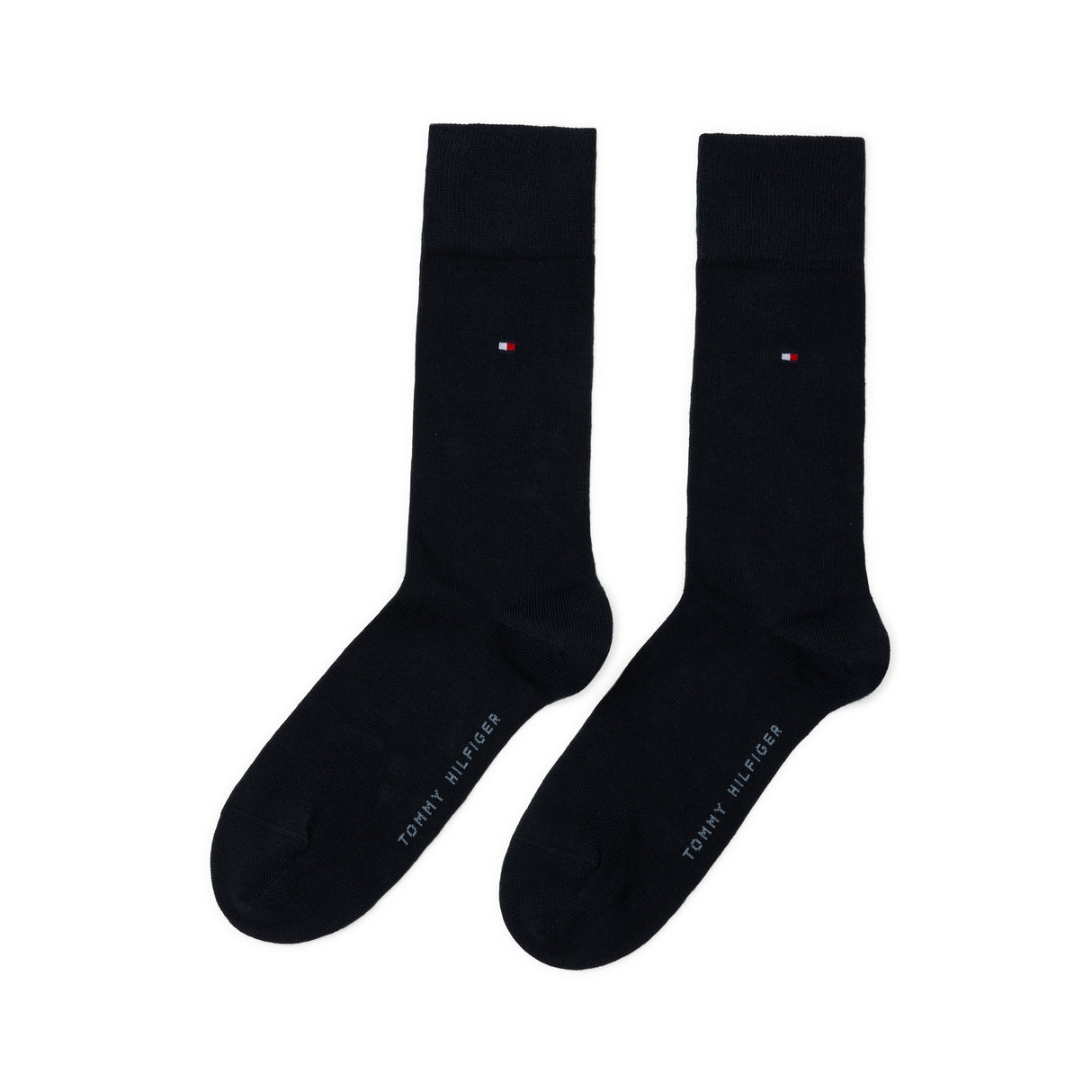 Tommy Hilfiger 2 Pack Mens Crew Classic Socks Navy