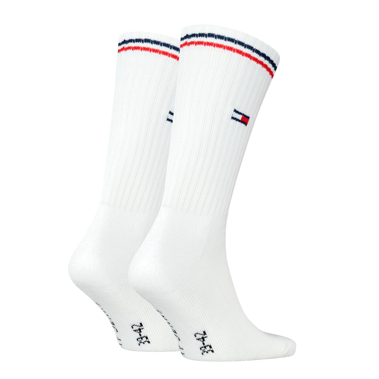 Tommy Hilfiger 2 Pack Trainer Mens Crew Socks White