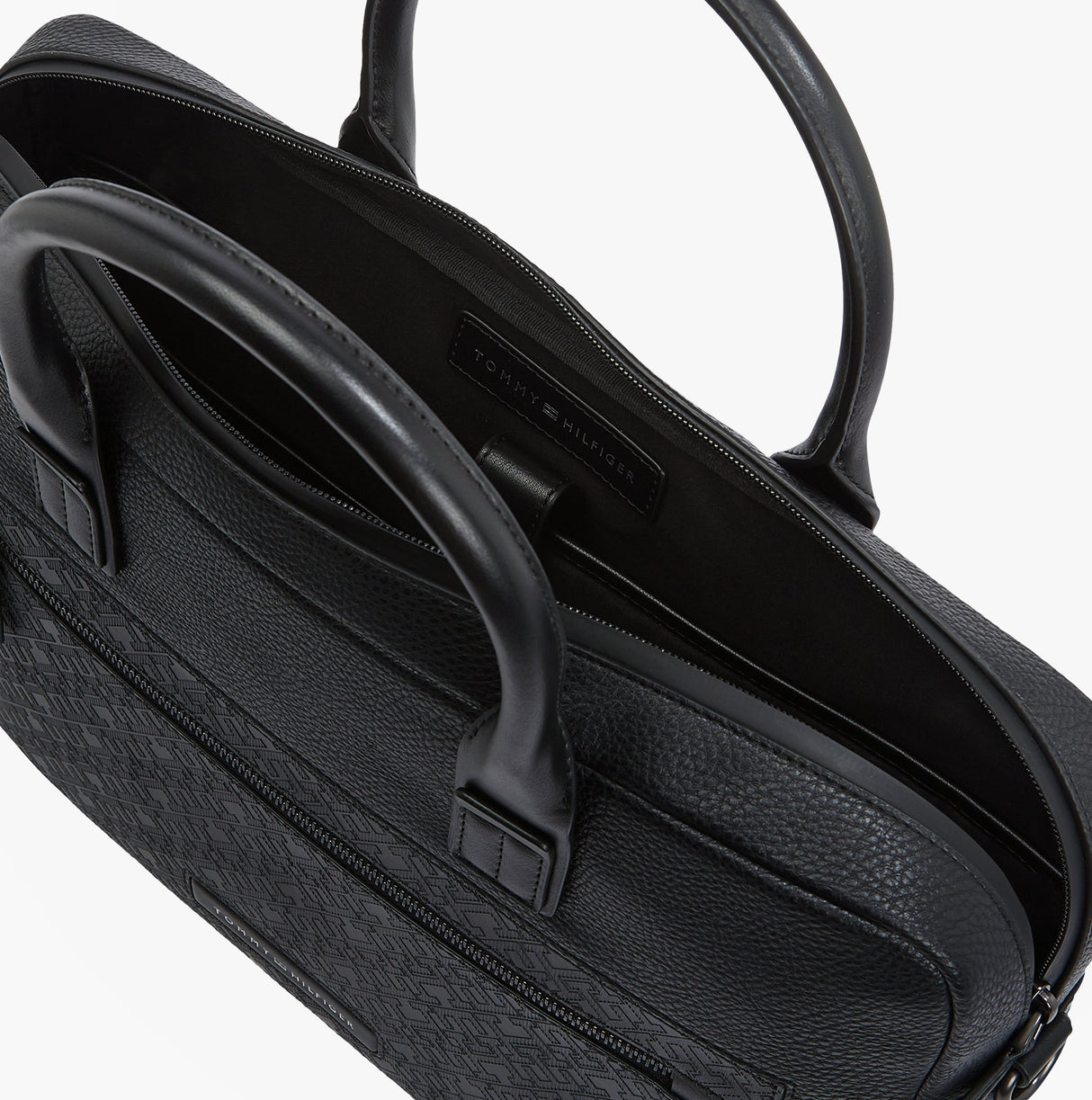 Tommy Hilfiger MONOGRAM PEBBLE GRAIN Mens Laptop Bag Black