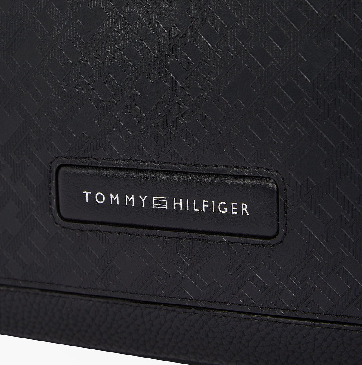 Tommy Hilfiger MONOGRAM PEBBLE GRAIN Mens Laptop Bag Black