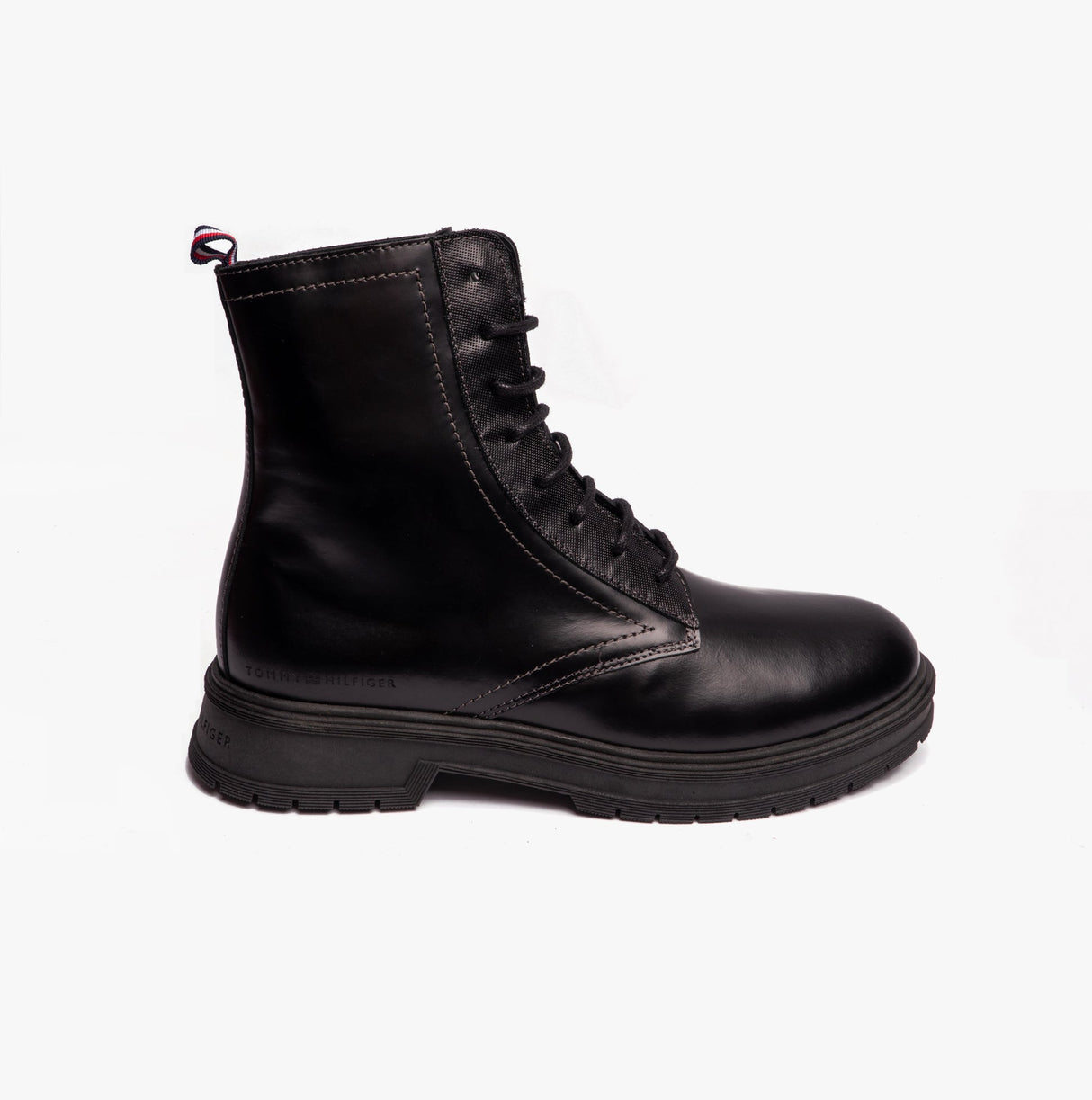 Tommy Hilfiger HILFIGER ABRASIVATO Mens Boots Black