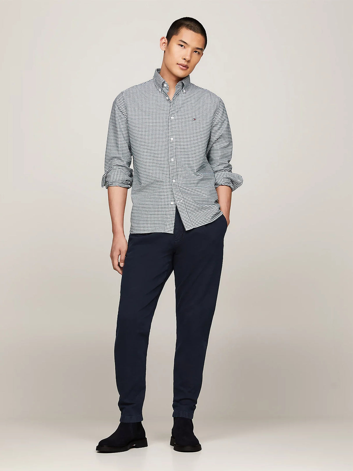 Tommy Hilfiger HILFIGER COMFORT Mens Chelsea Boots Desert Sky