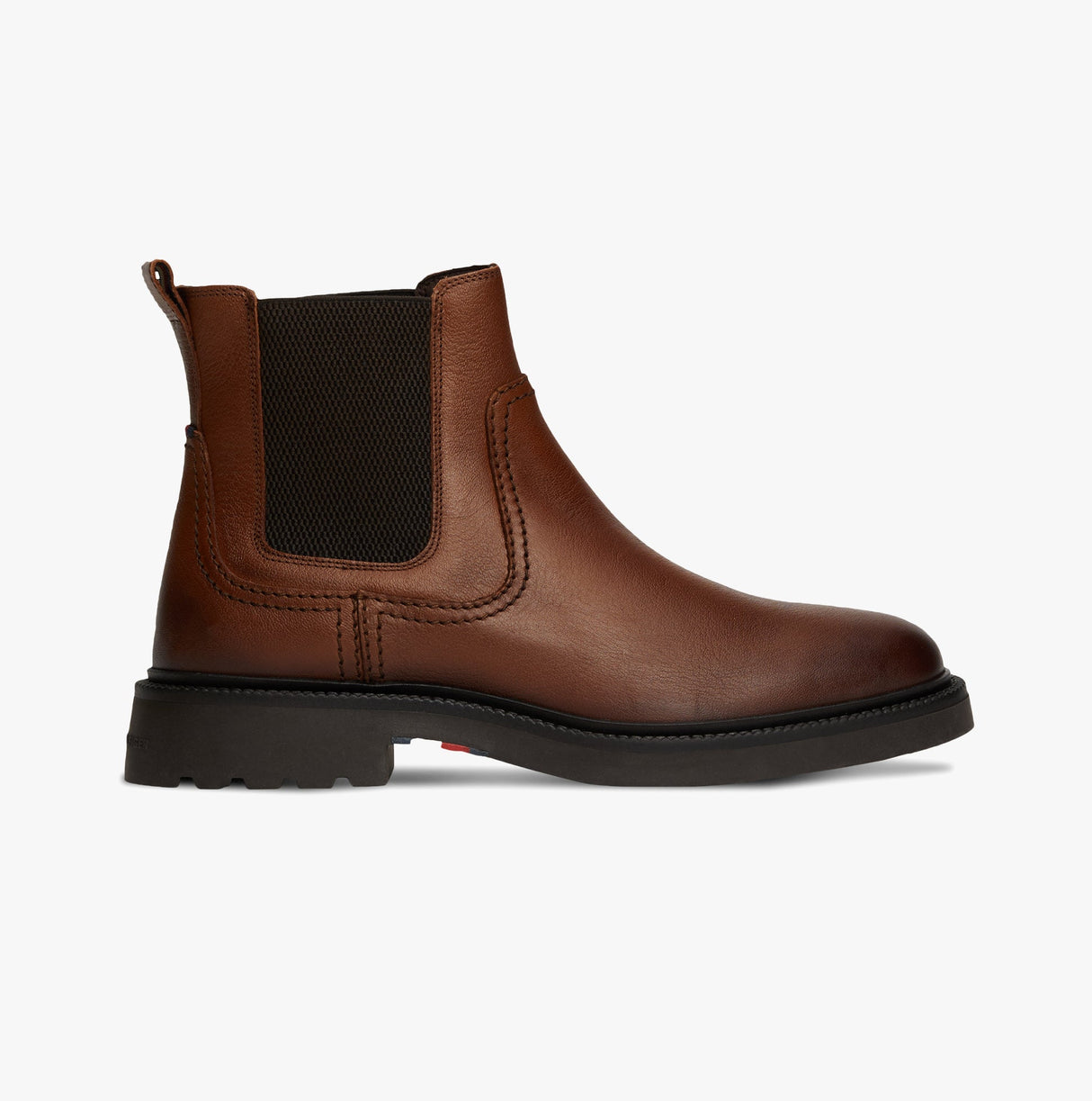 Tommy Hilfiger HILFIGER COMFORT Mens Chelsea Boots Winter Cognac