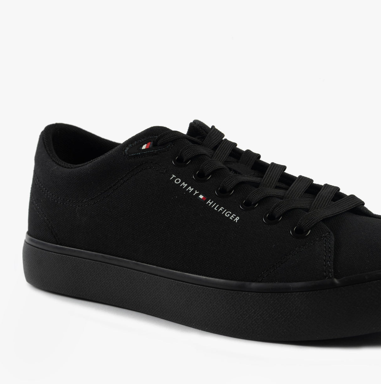 Tommy Hilfiger LOGO PATCH Mens Trainers Black