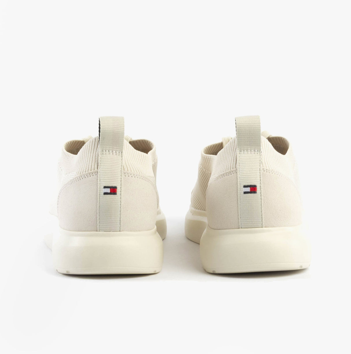 Tommy Hilfiger MONO-SOCK KNIT Mens Trainers Alabaster