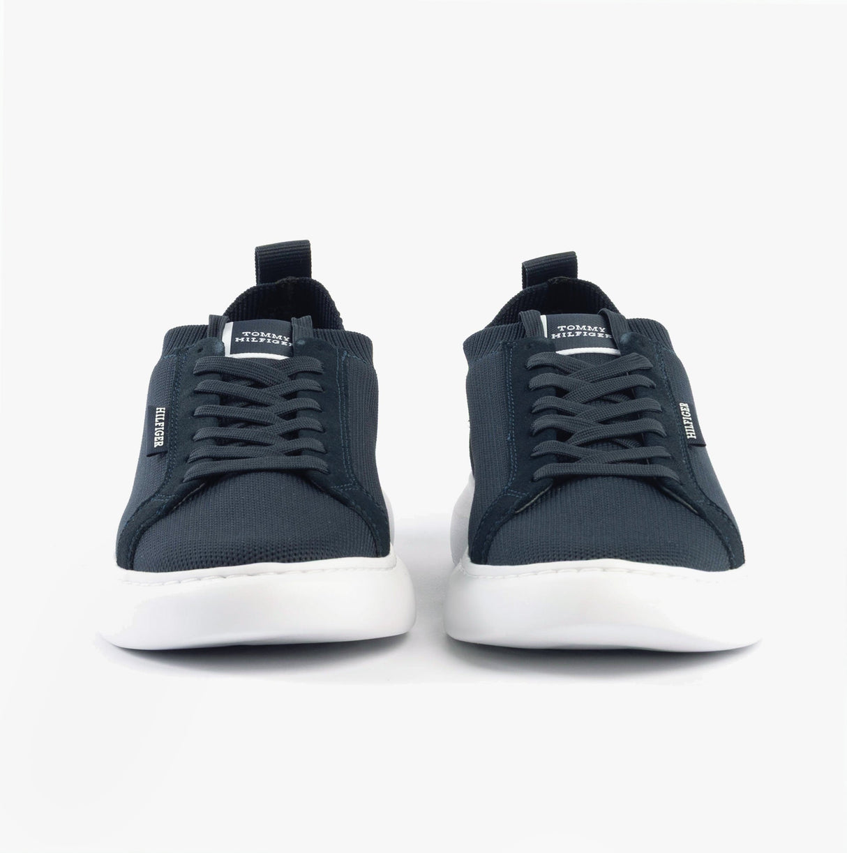 Tommy Hilfiger MONO-SOCK KNIT Mens Trainers Desert Sky