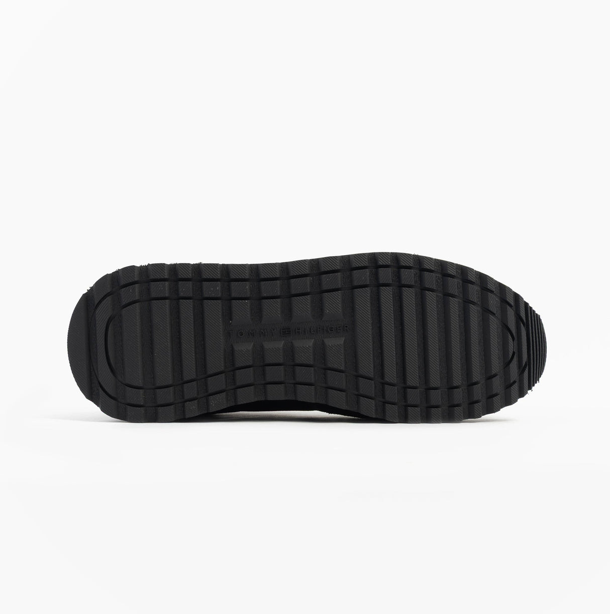 Tommy Hilfiger ESSENTIAL MIXED TEXTURE Mens Trainers Black