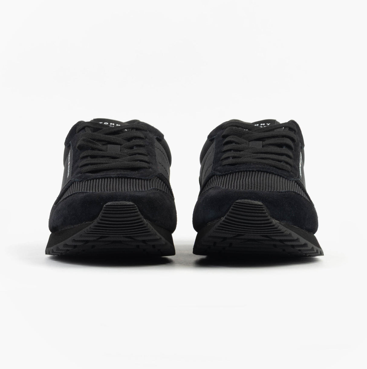 Tommy Hilfiger ESSENTIAL MIXED TEXTURE Mens Trainers Black