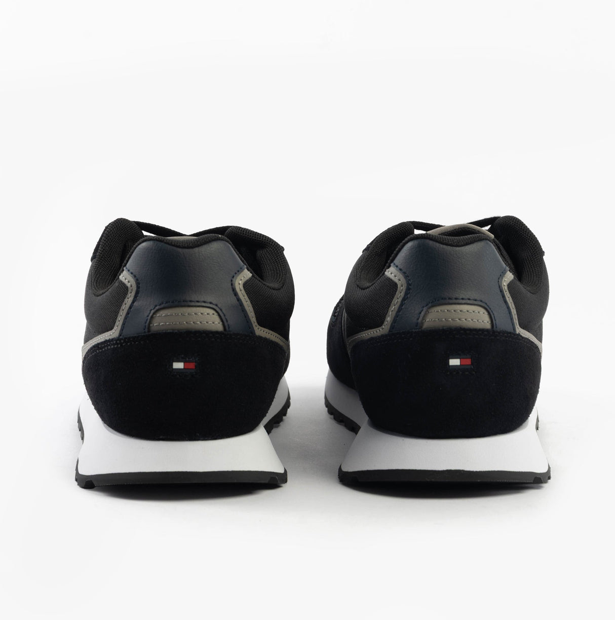 Tommy Hilfiger SUEDE LOGO Mens Trainers Black