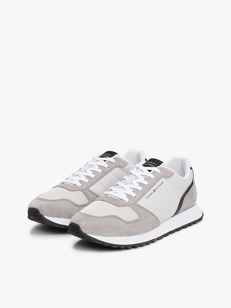 Tommy Hilfiger NEW RUNNER EVA MIX Mens Trainers Grey Whisper