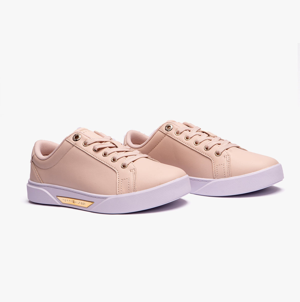 Tommy Hilfiger GOLDEN COURT Womens Trainers Cashmere Creme