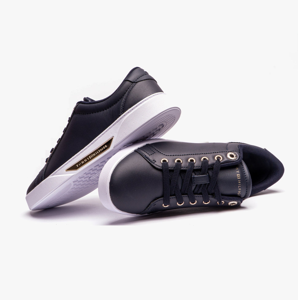 Tommy Hilfiger GOLDEN COURT Womens Trainers Space Blue