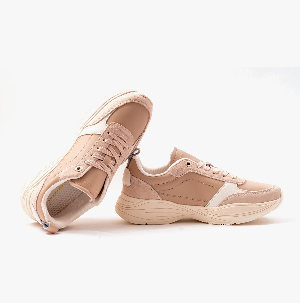 Tommy Hilfiger ESSENTIAL LTHR RUNNER Womens Trainers Merino