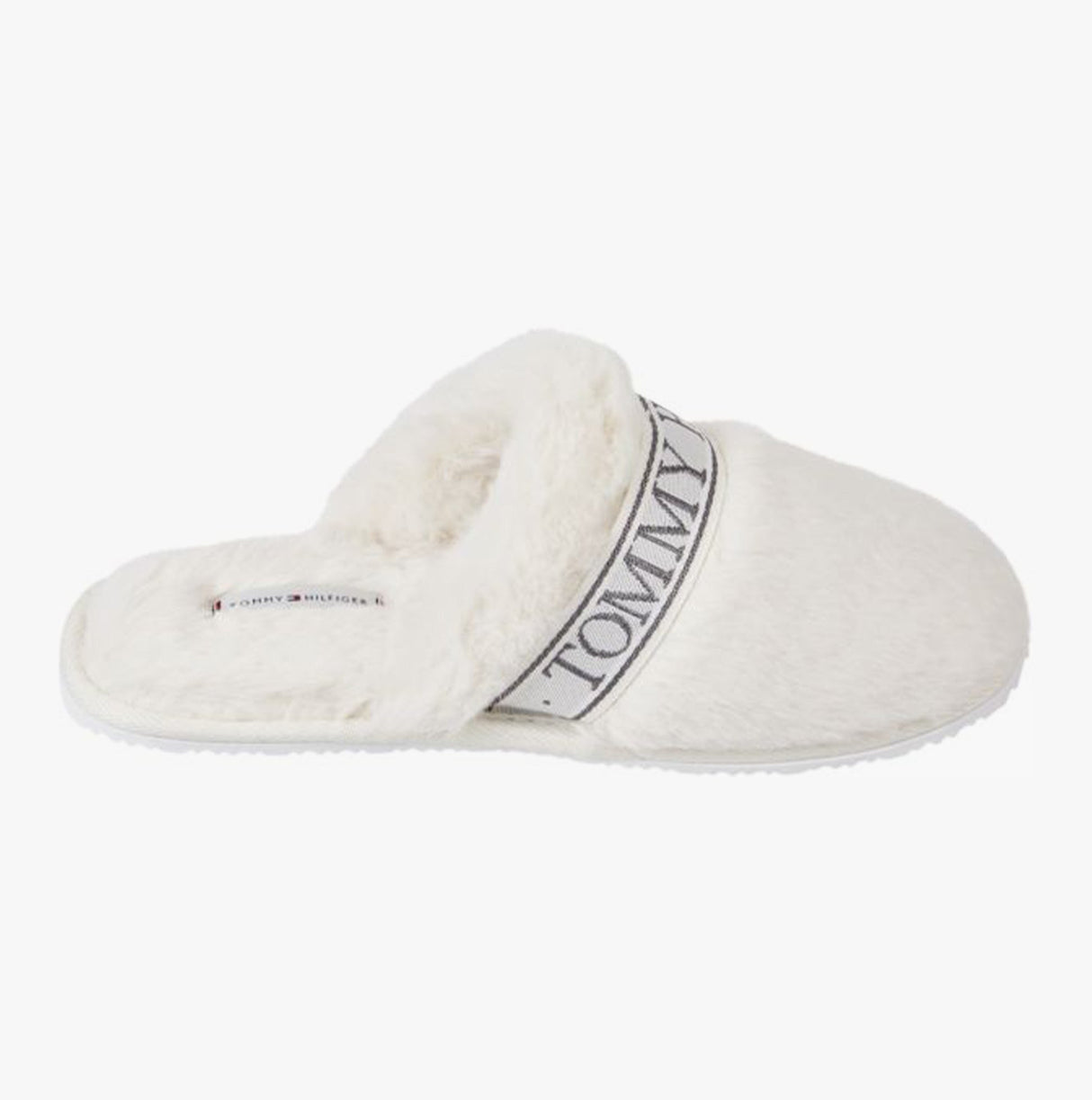 Tommy Hilfiger TOMMY FUR HOTEL Womens Slippers Ancient White