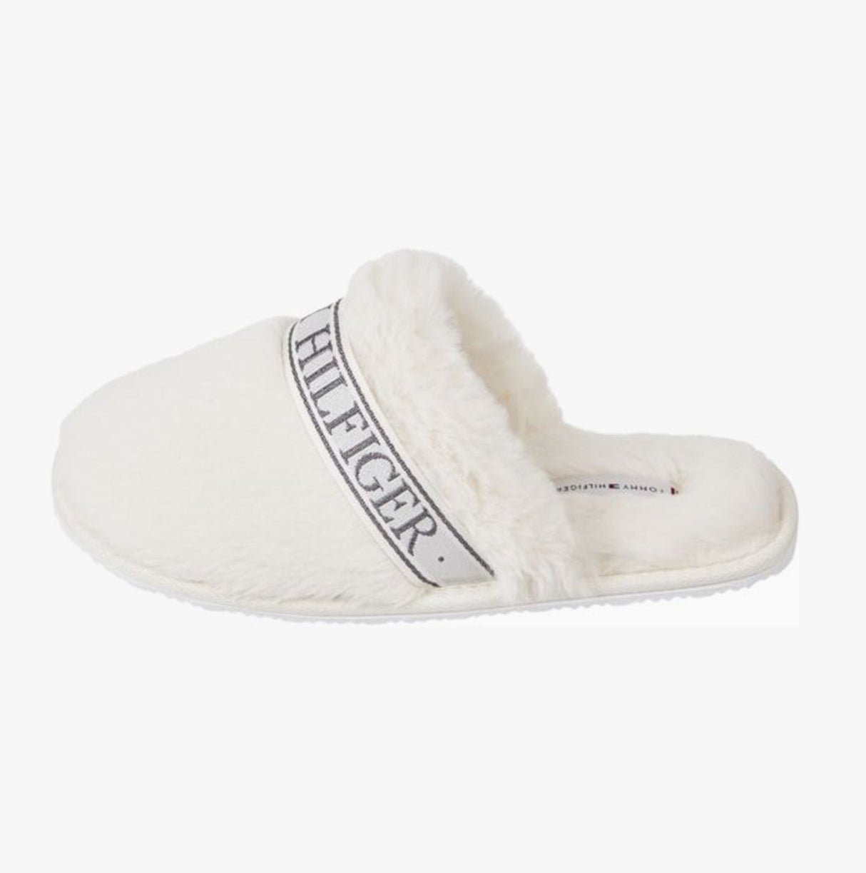 Tommy Hilfiger TOMMY FUR HOTEL Womens Slippers Ancient White