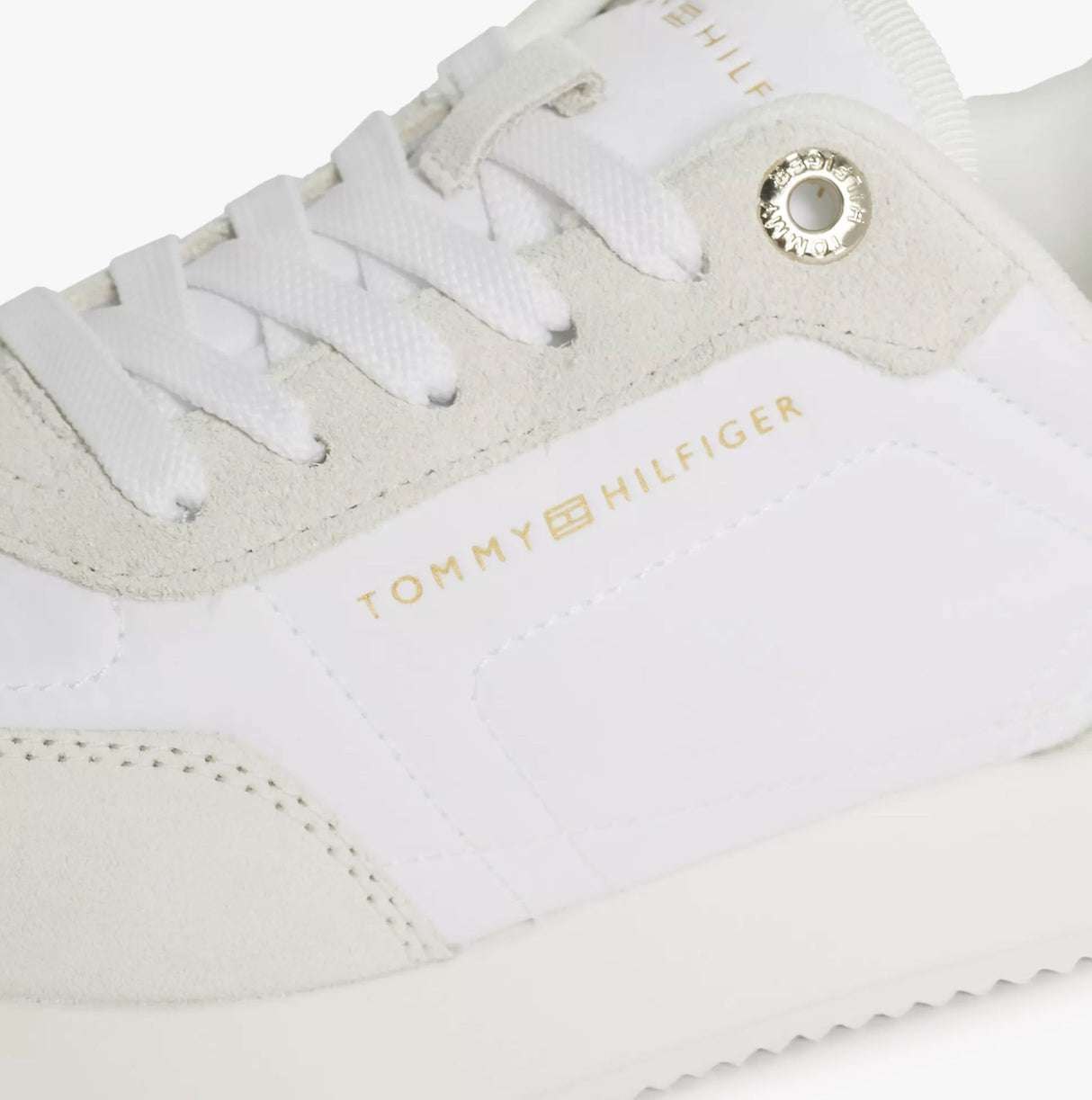 Tommy Hilfiger ESSENTIAL RUNNER Womens Sneakers White